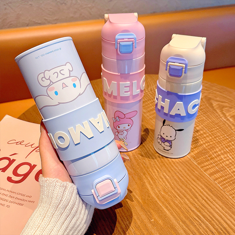 400ML三丽鸥提手保温杯