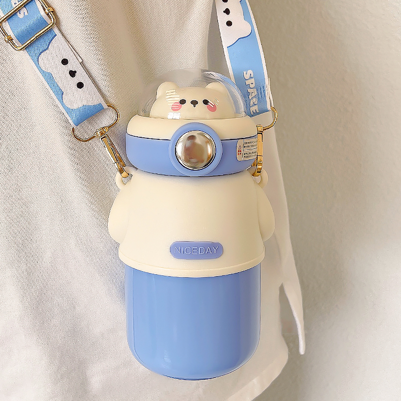 490ML宇航熊小肚保温杯