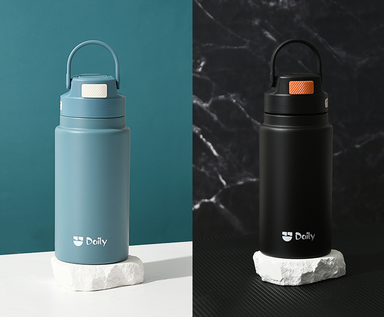 800ML手提吸管保温杯