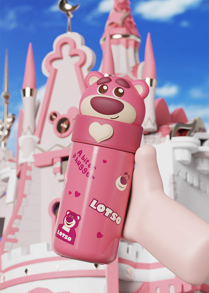350ML迪士尼系列公仔保温杯