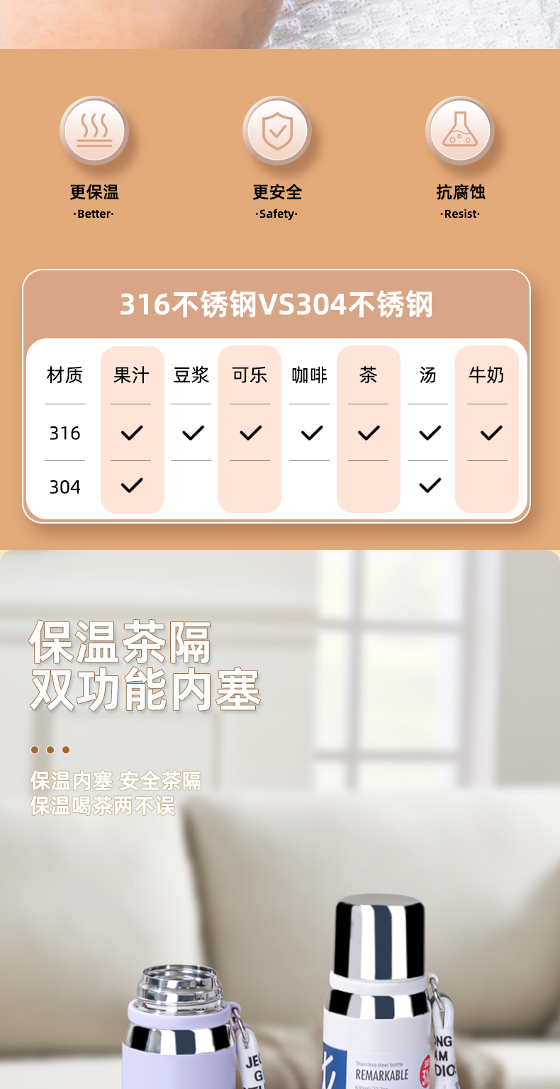 630ML道奇小金钢保温杯