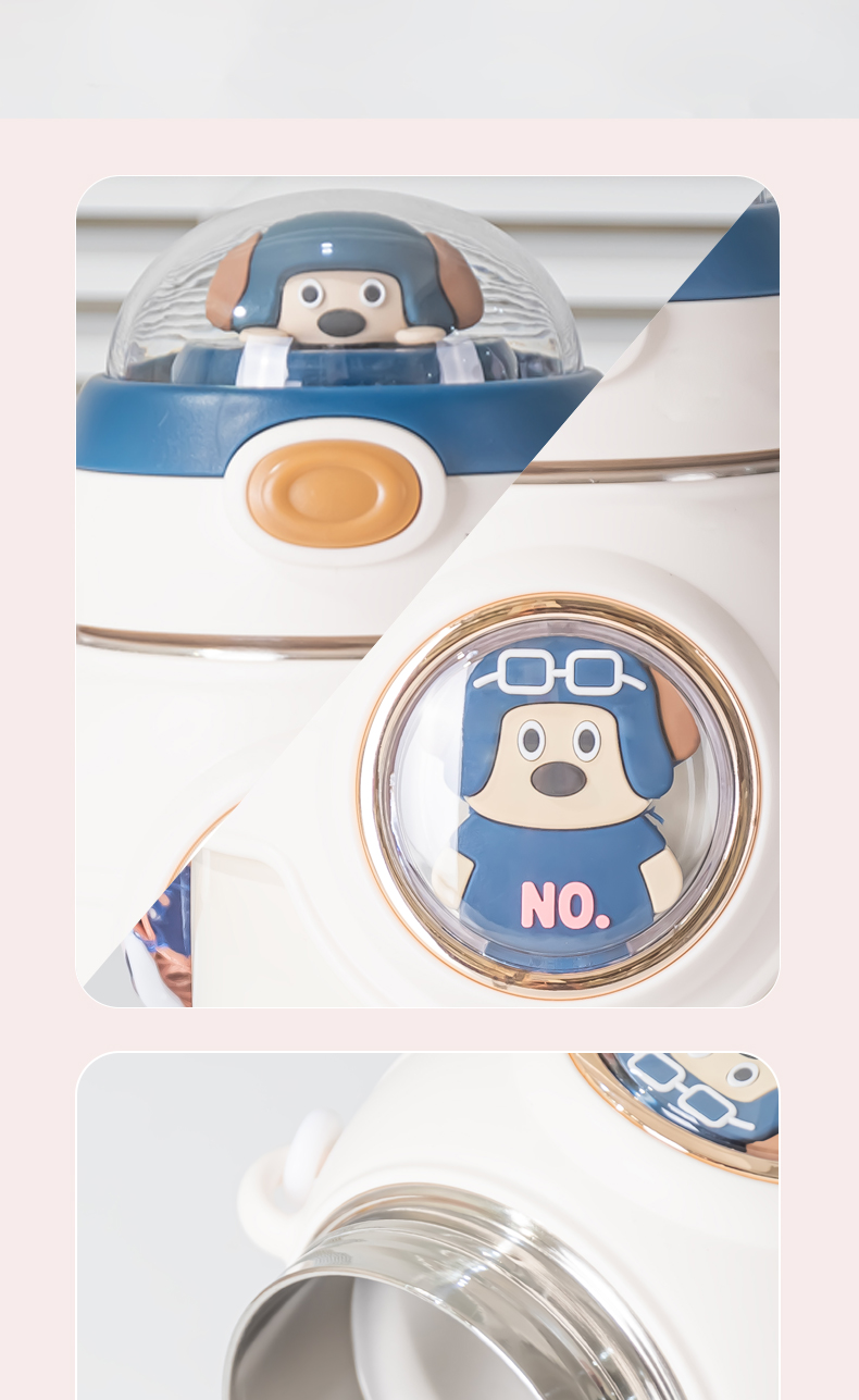 800ML双公仔大肚保温杯