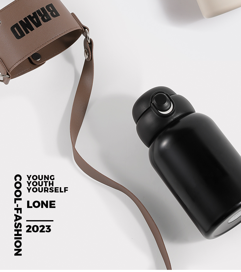 600ML轻奢弹跳吸管保温杯