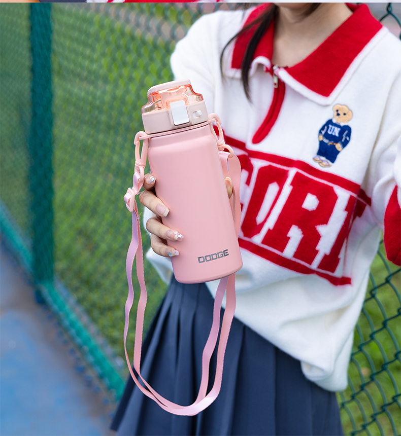 600ML道奇非凡运动保温杯316不锈钢大容量车载水杯