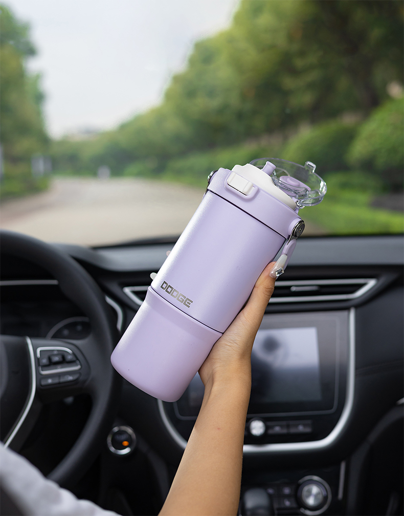 900ML道奇提握双饮保温杯