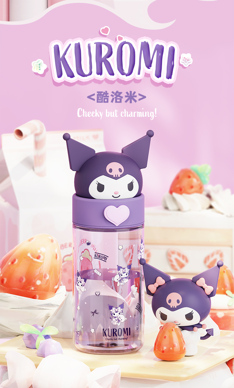 500mL公仔三丽鸥太空塑料杯