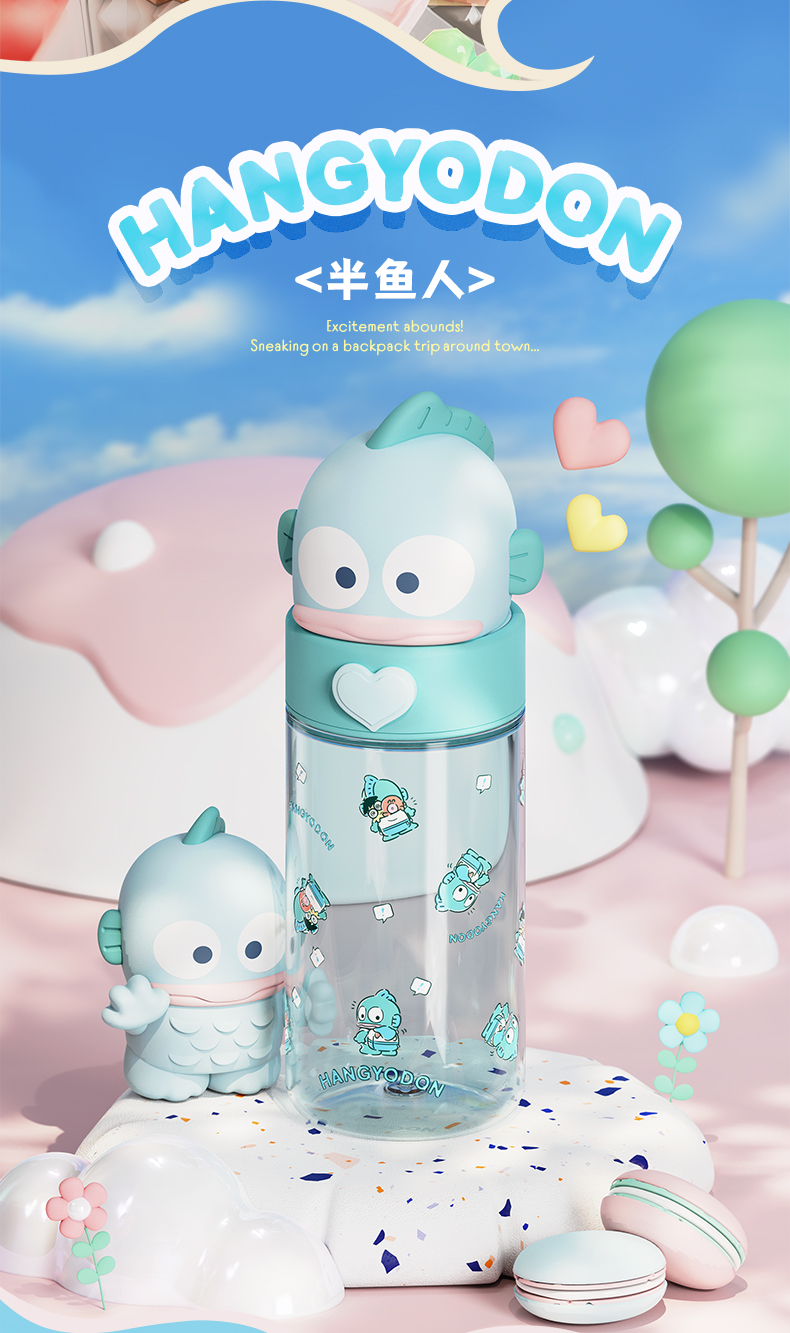 500mL公仔三丽鸥太空塑料杯