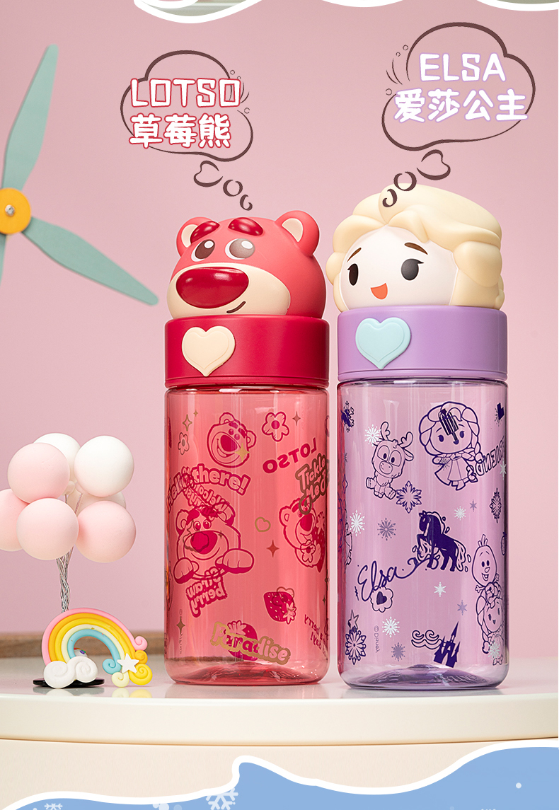500ML迪士尼系列公仔太空塑料杯
