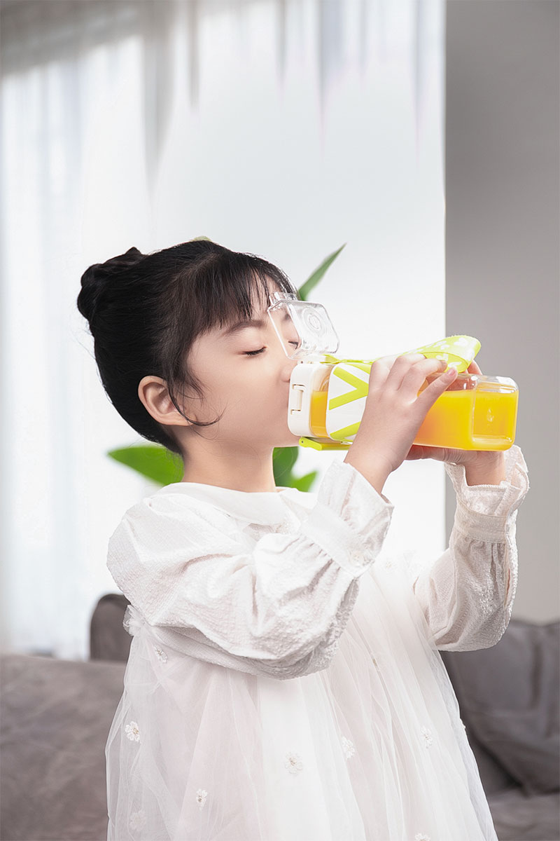 650ML VSK小方扁形塑料壶