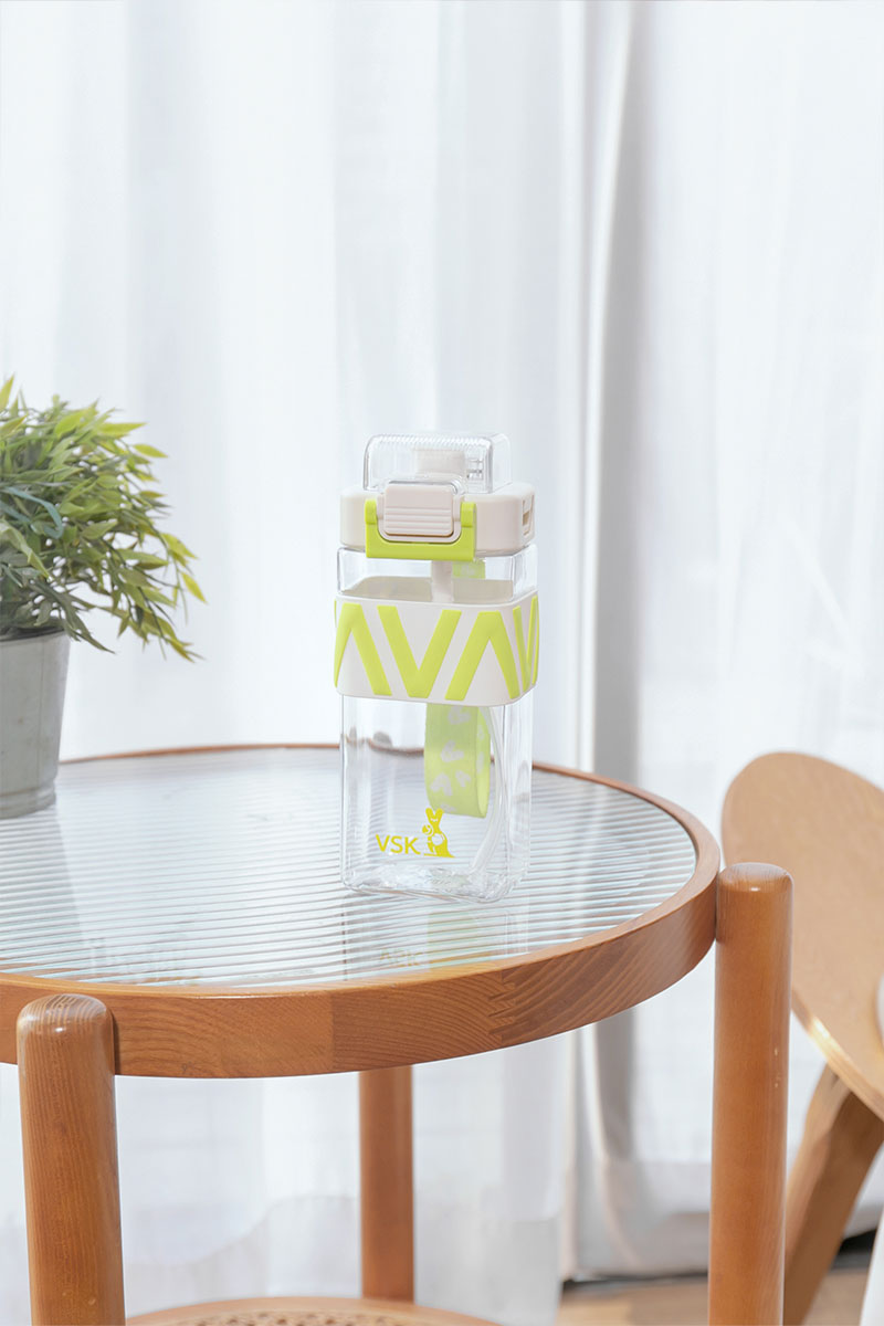 650ML VSK小方扁形塑料壶