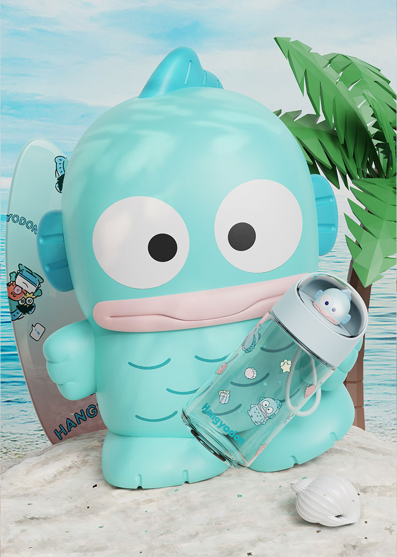 360ML三丽鸥可梦玻璃杯