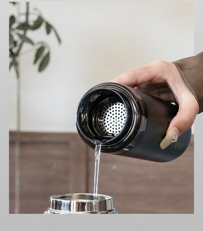 420ML方形手提保温杯