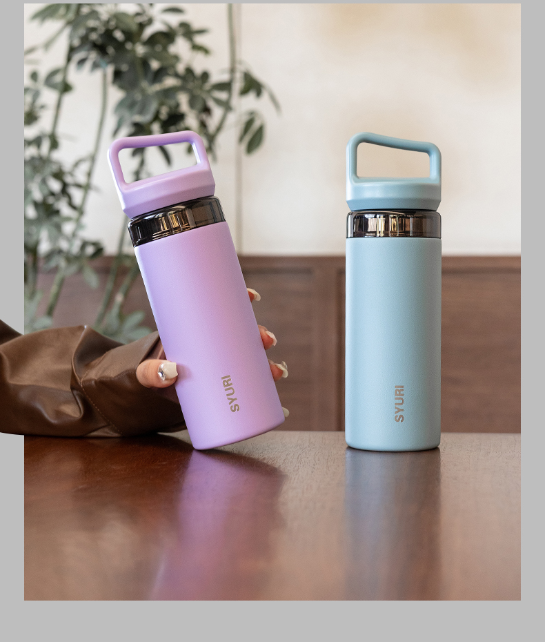 420ML方形手提保温杯