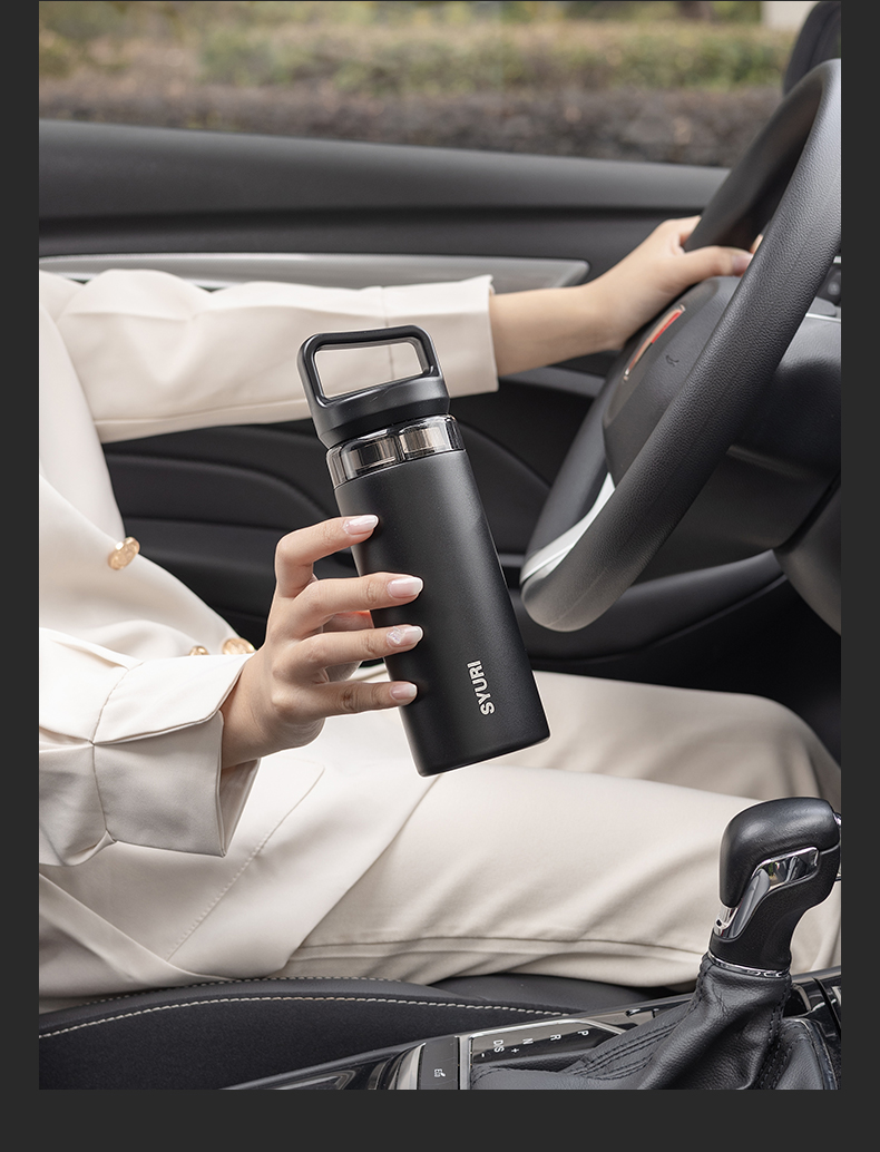 420ML方形手提保温杯