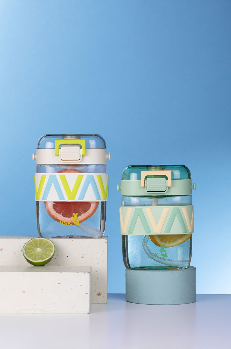 640ML VSK小方扁形塑料壶