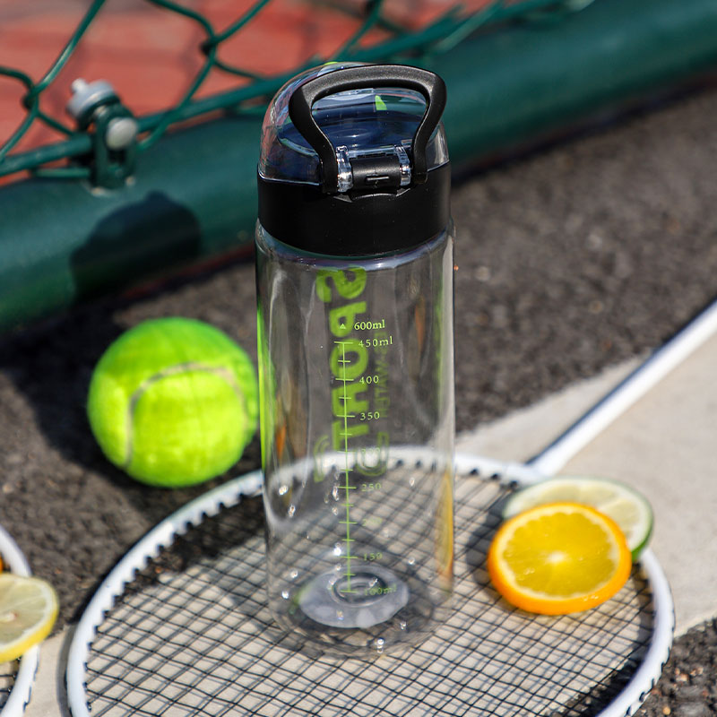 600ML字母弹跳直饮塑料杯