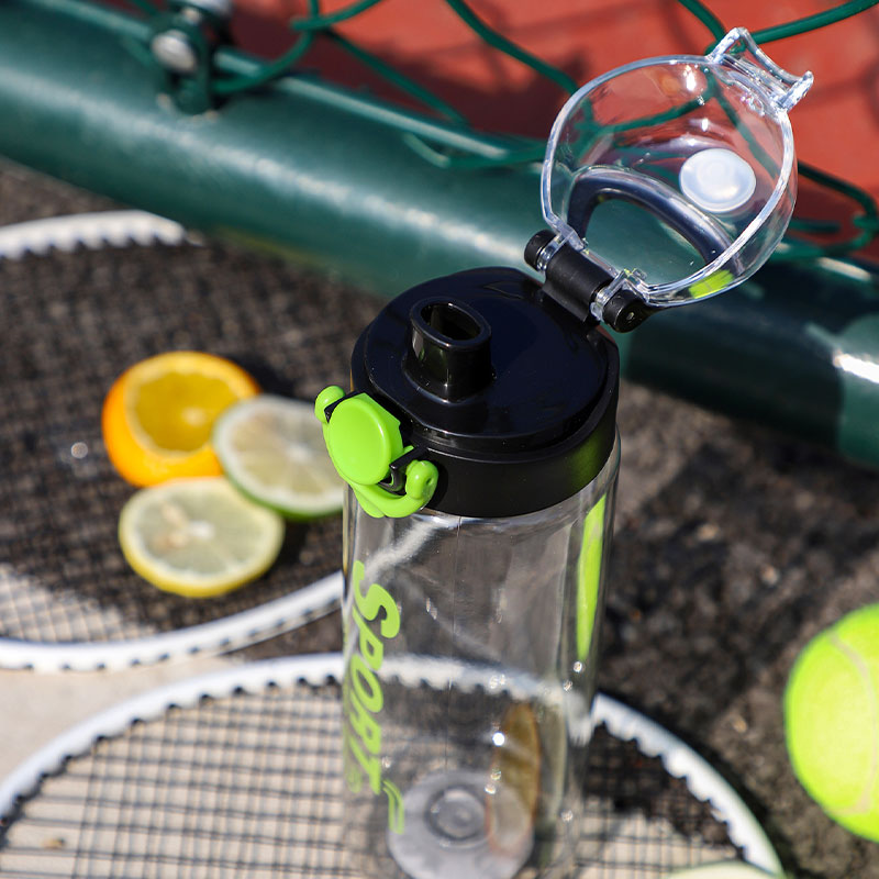 600ML字母弹跳直饮塑料杯