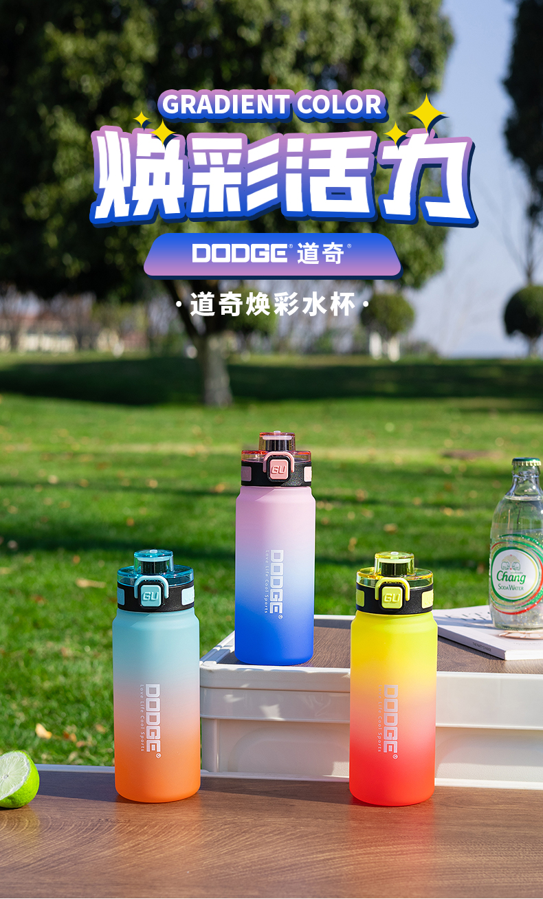 550ML道奇焕彩塑料水杯