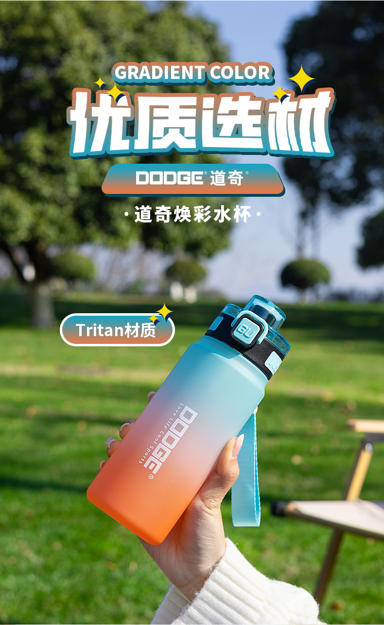 550ML道奇焕彩塑料水杯