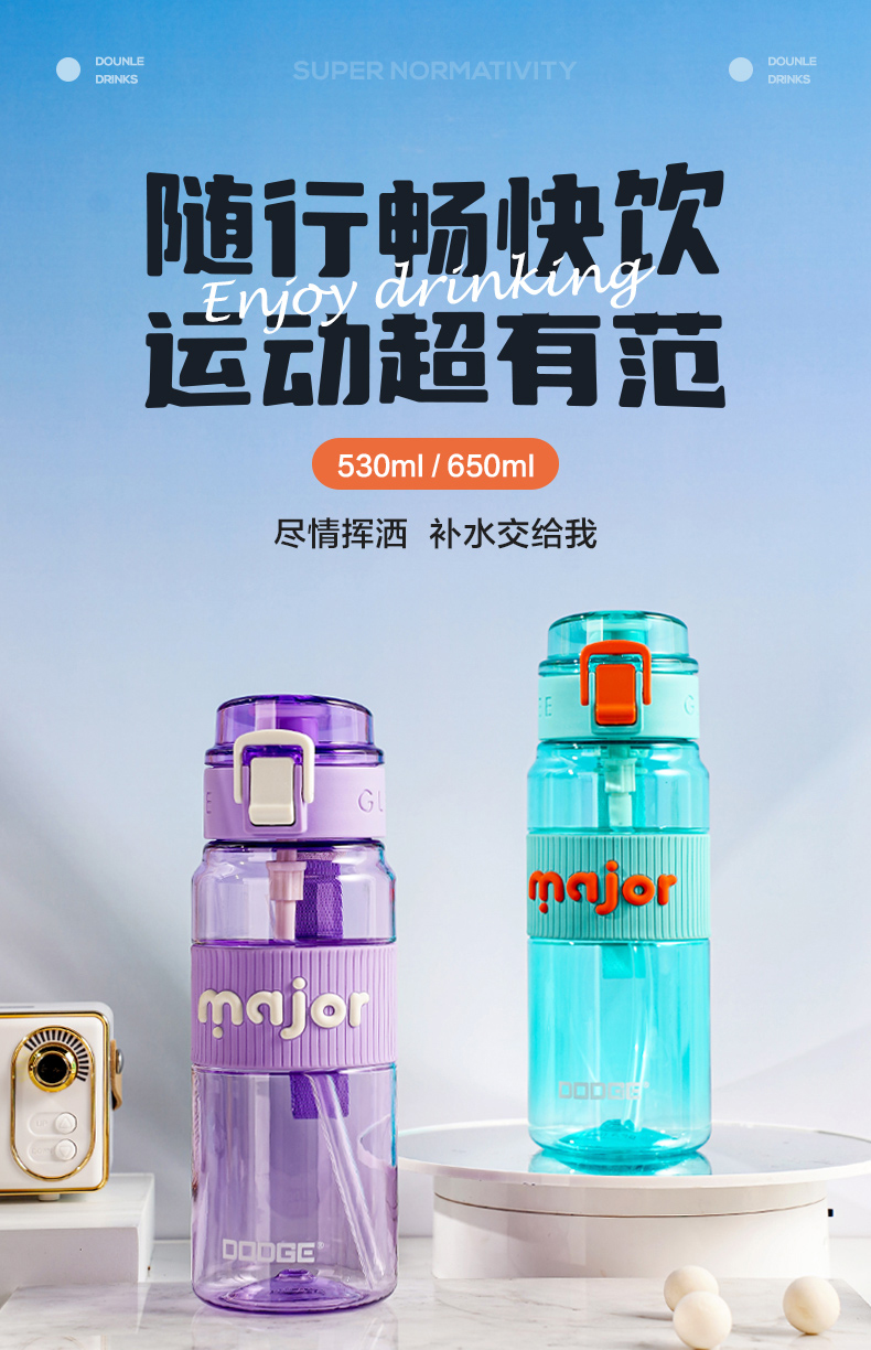 530ML道奇随行塑料杯