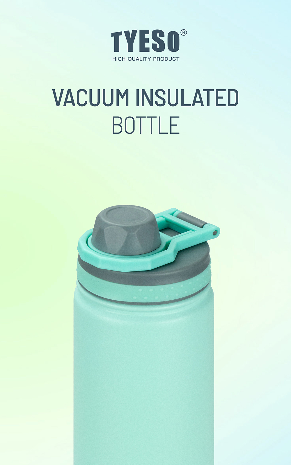 530ML创意提扣运动保温壶大容量手提式不锈钢保温水杯