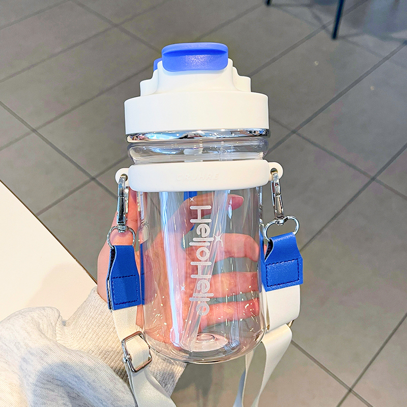 600ML双饮T字咖啡塑料杯