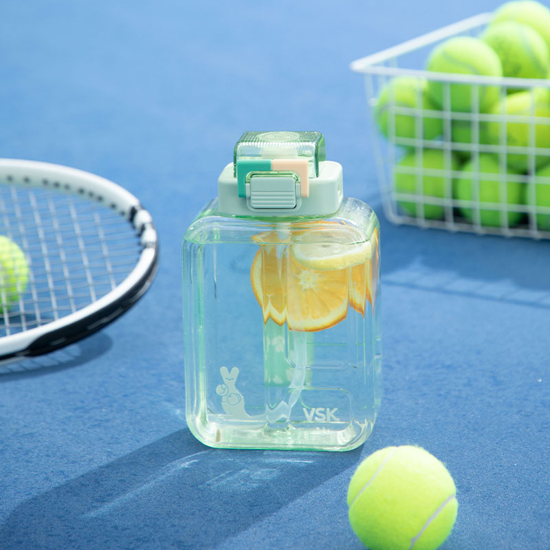 1200ML VSK小方扁形塑料壶