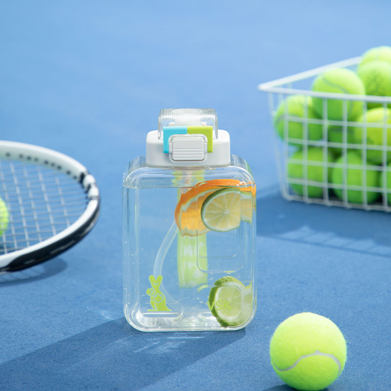 1200ML VSK小方扁形塑料壶