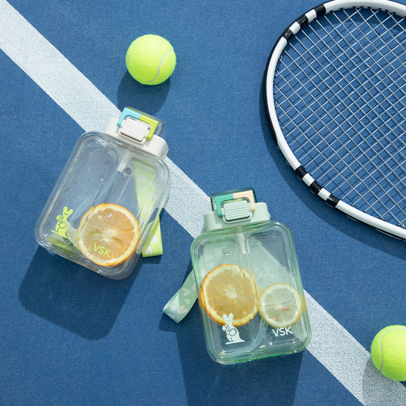 1200ML VSK小方扁形塑料壶