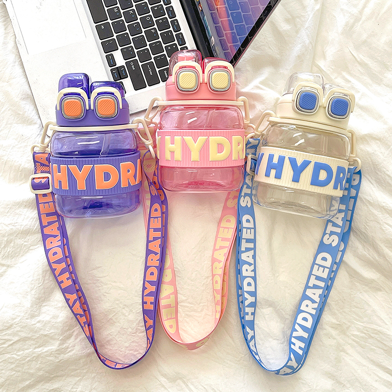 760ML字母方墩墩塑料杯