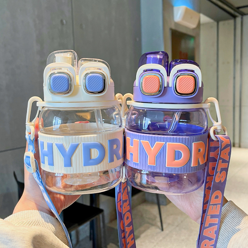 760ML字母方墩墩塑料杯