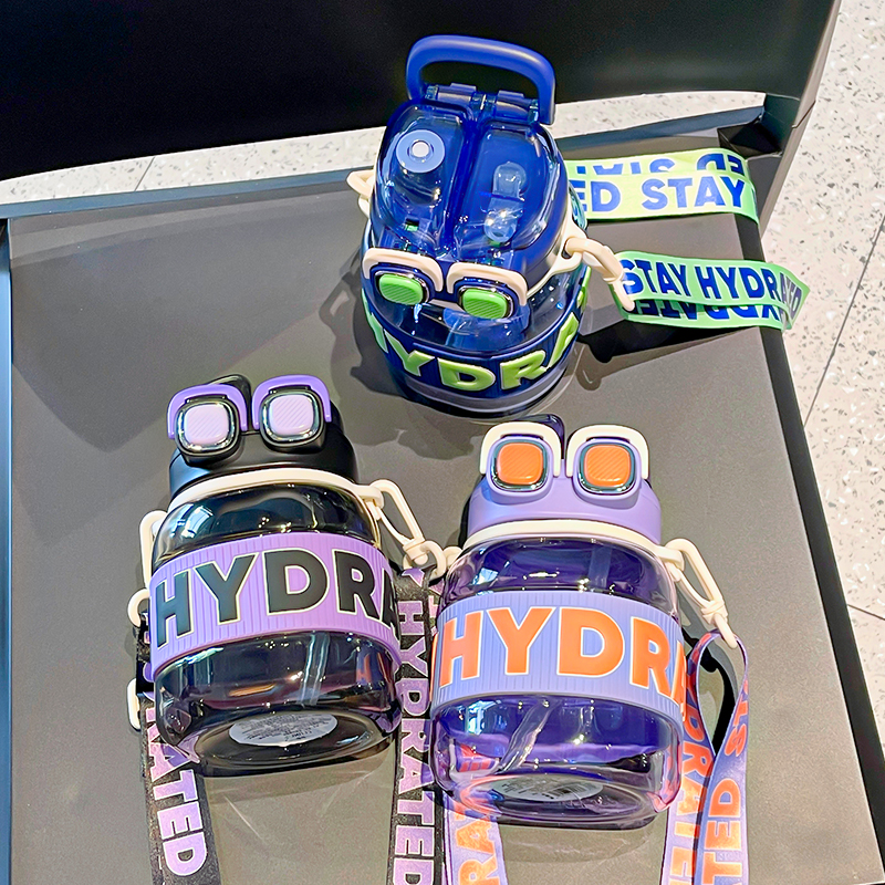 760ML字母方墩墩塑料杯