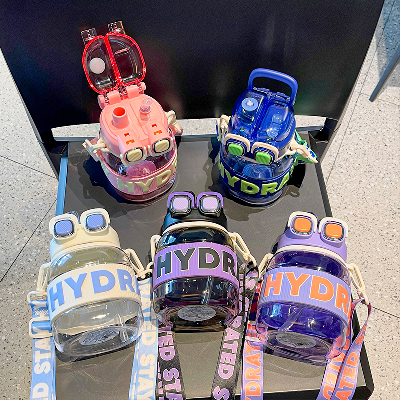 760ML字母方墩墩塑料杯