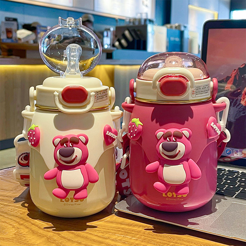 700ML草莓熊系列小肚保温杯