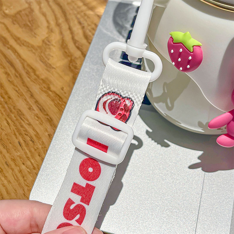 700ML草莓熊系列小肚保温杯