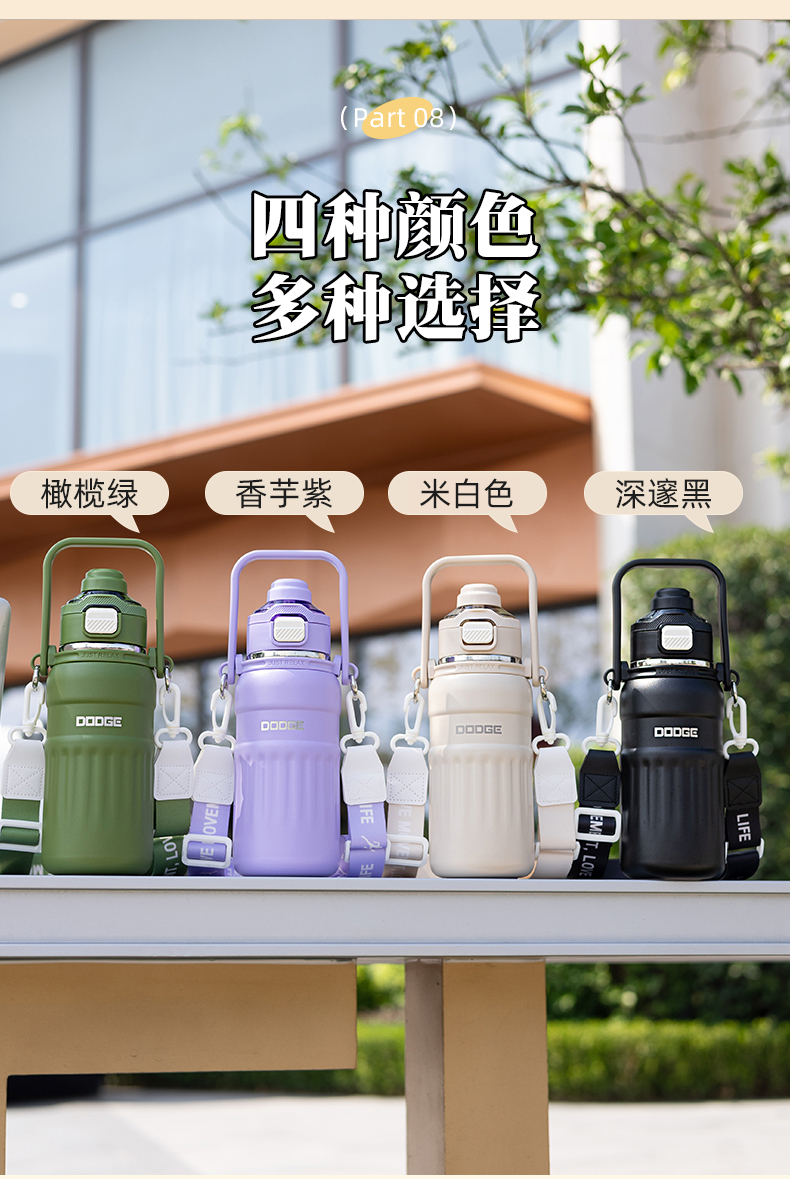 800ML道奇休闲双饮保温杯