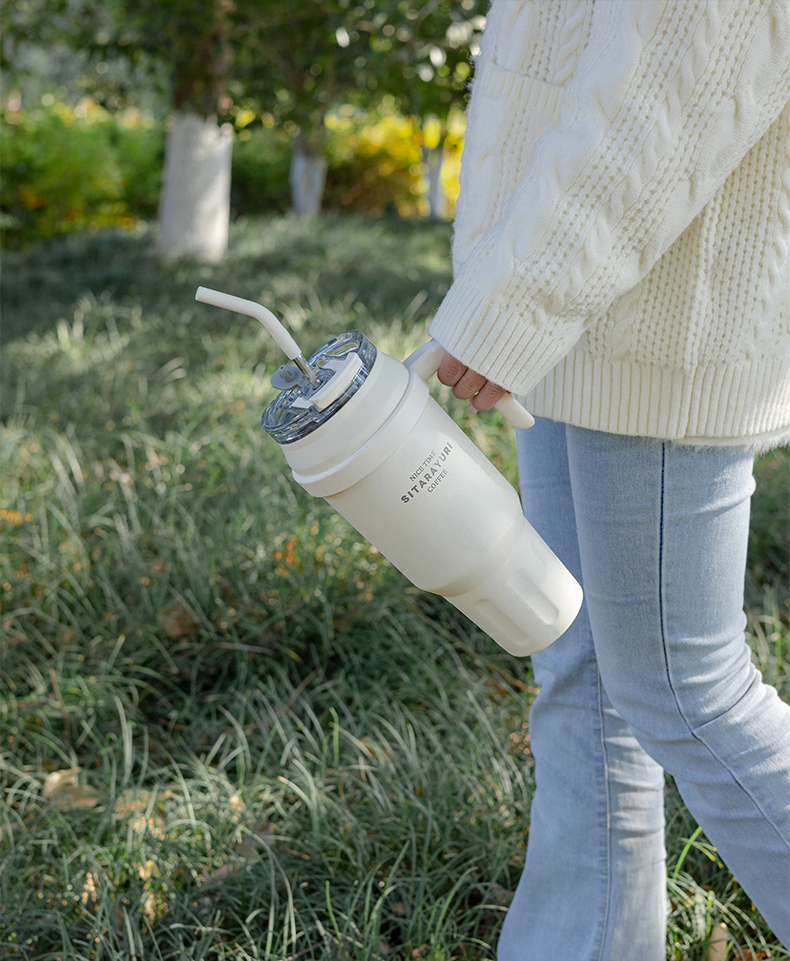 1.48L大容量手柄保温杯