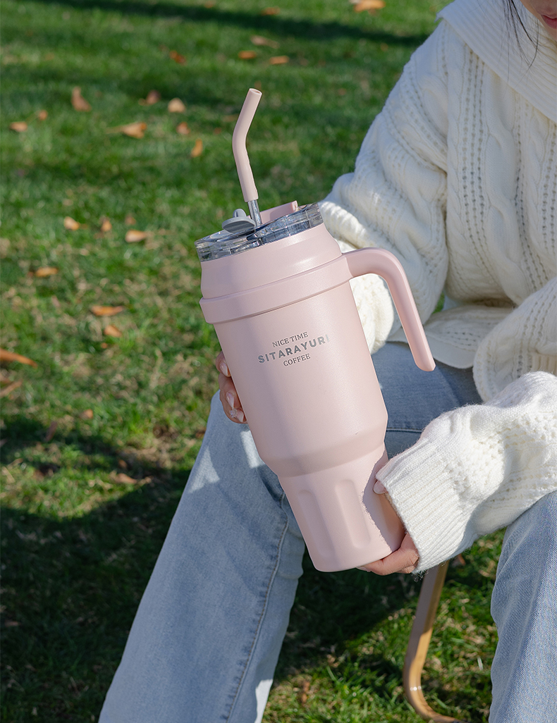 1.48L大容量手柄保温杯