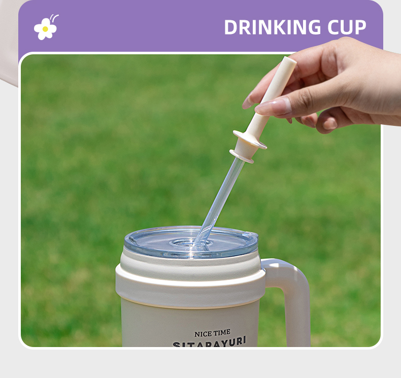 1100ML大容量手柄保温杯