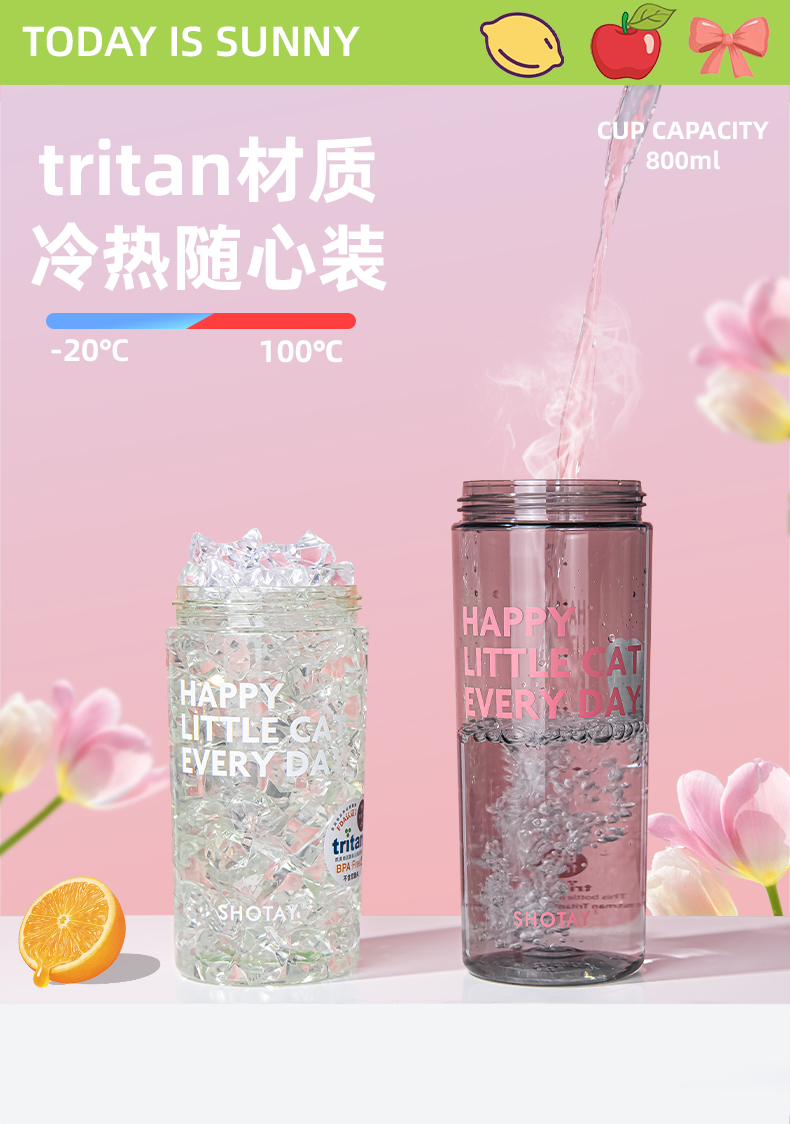 800ML尚泰随手花茶杯