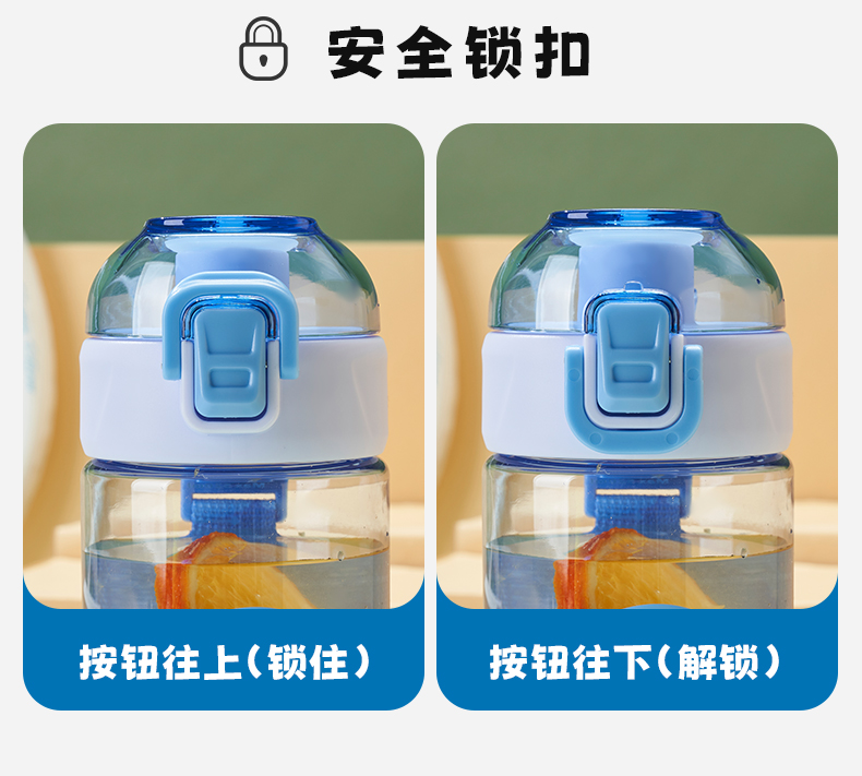 大容量双饮手柄保温杯780ML